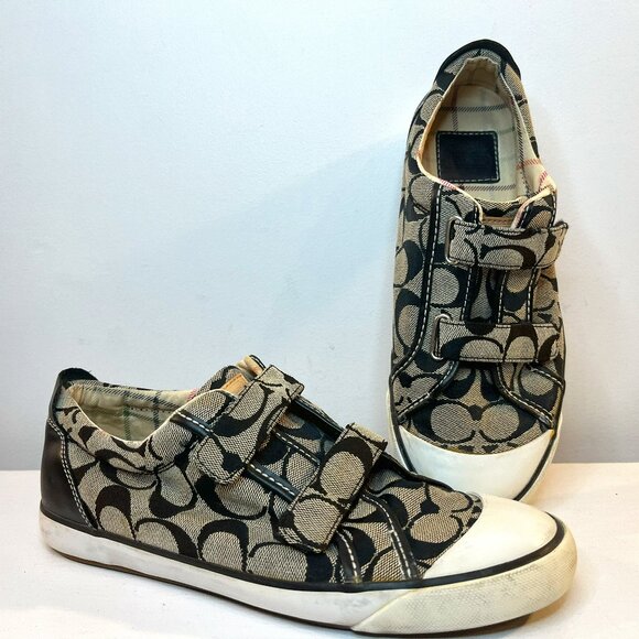 Coach Women's Britt Signature Logo Sneaker Shoes Women's - Size 8.5B - Picture 1 of 6